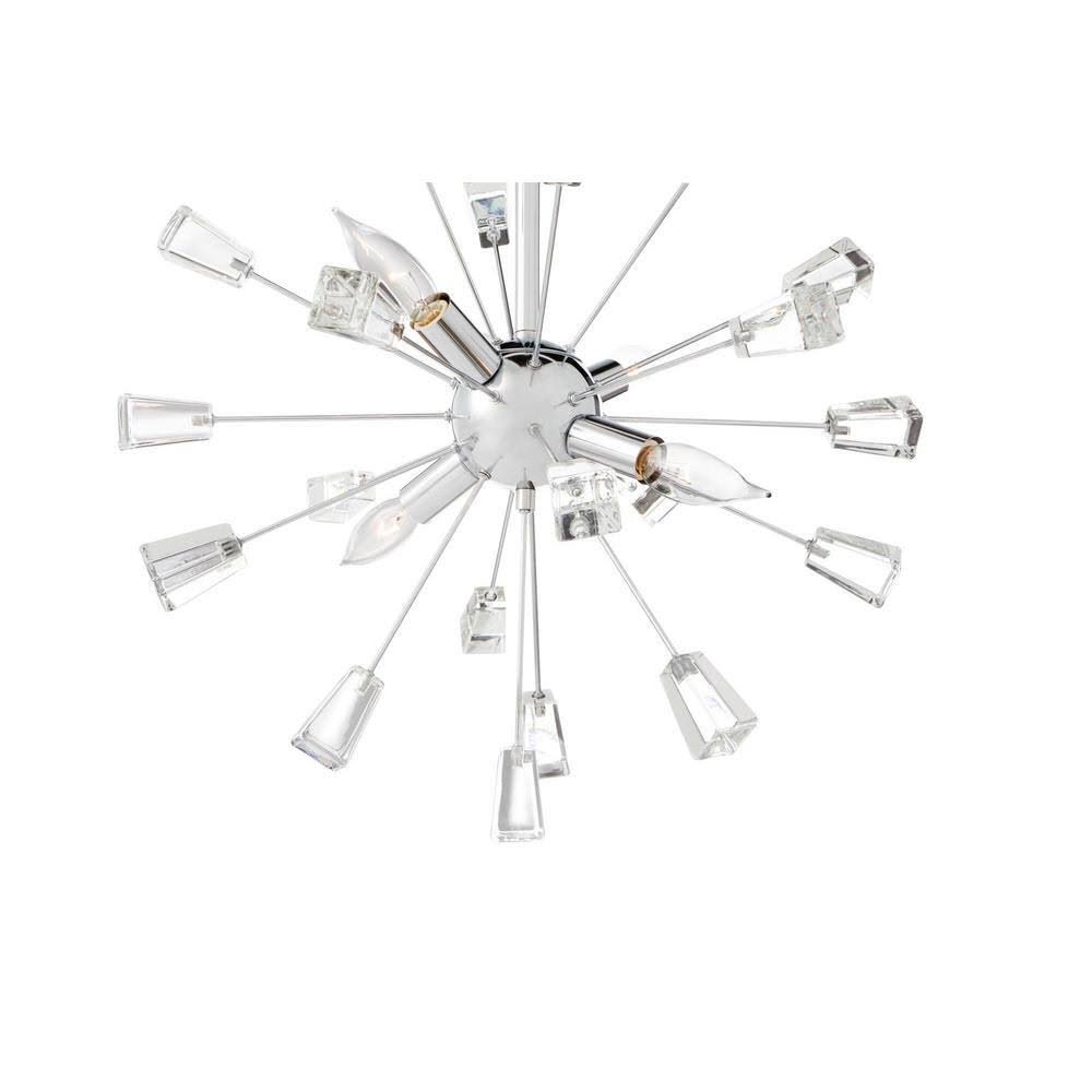 Home Decorators Collection 4- Light Chandelier Kimberly Chrome Finish