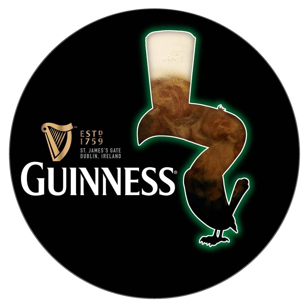 Guinness Chrome Pub Table