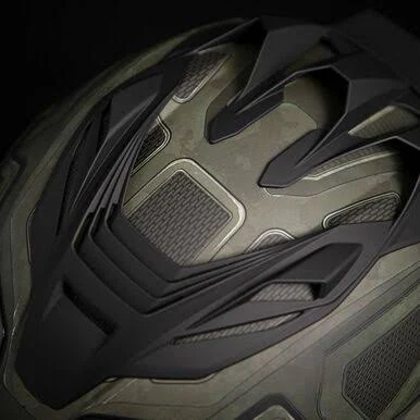 Icon Airflite Helmet - Blockchain XL Green