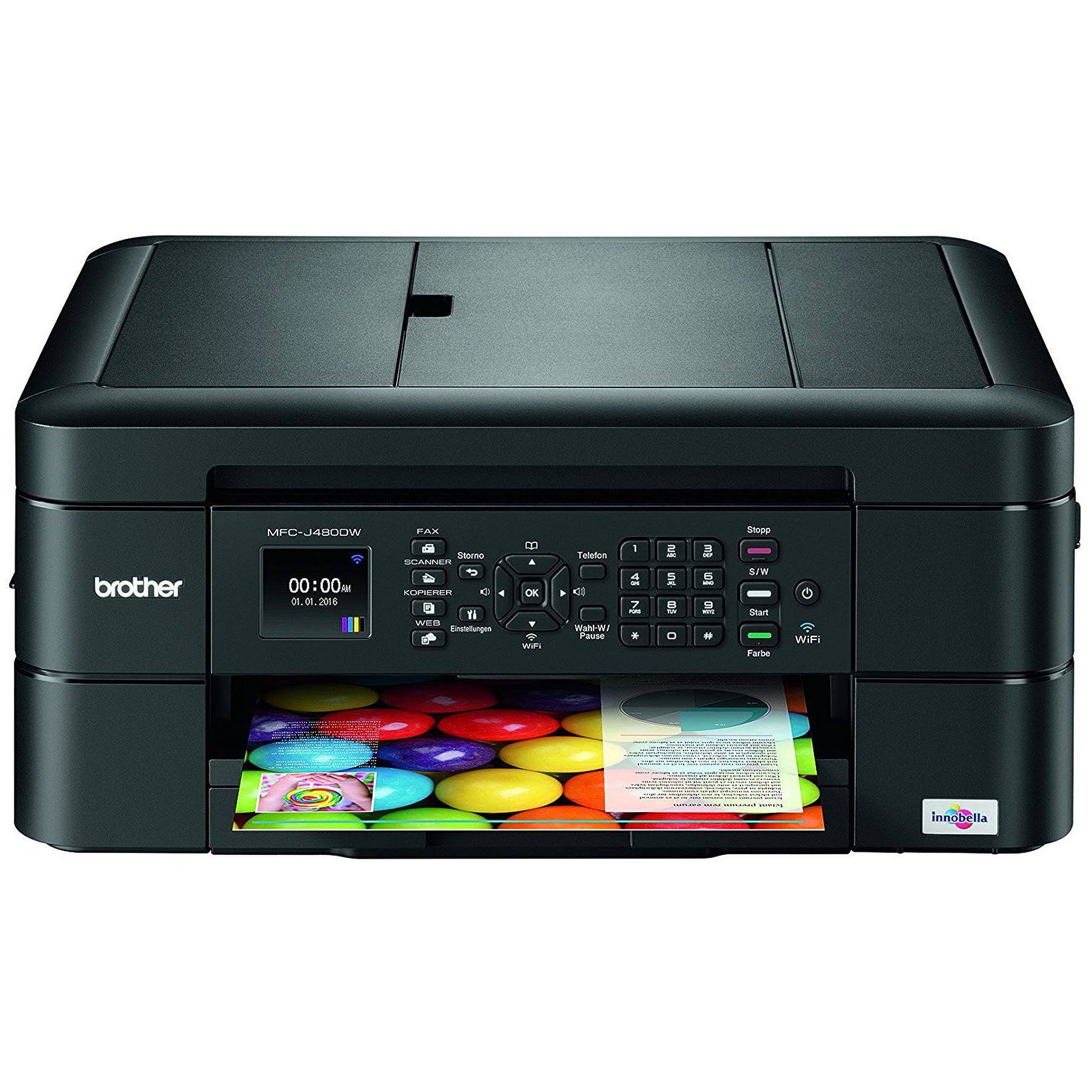 Brother MFC-J480DW - Wireless Inkjet Color All-in-One Printer W Auto D