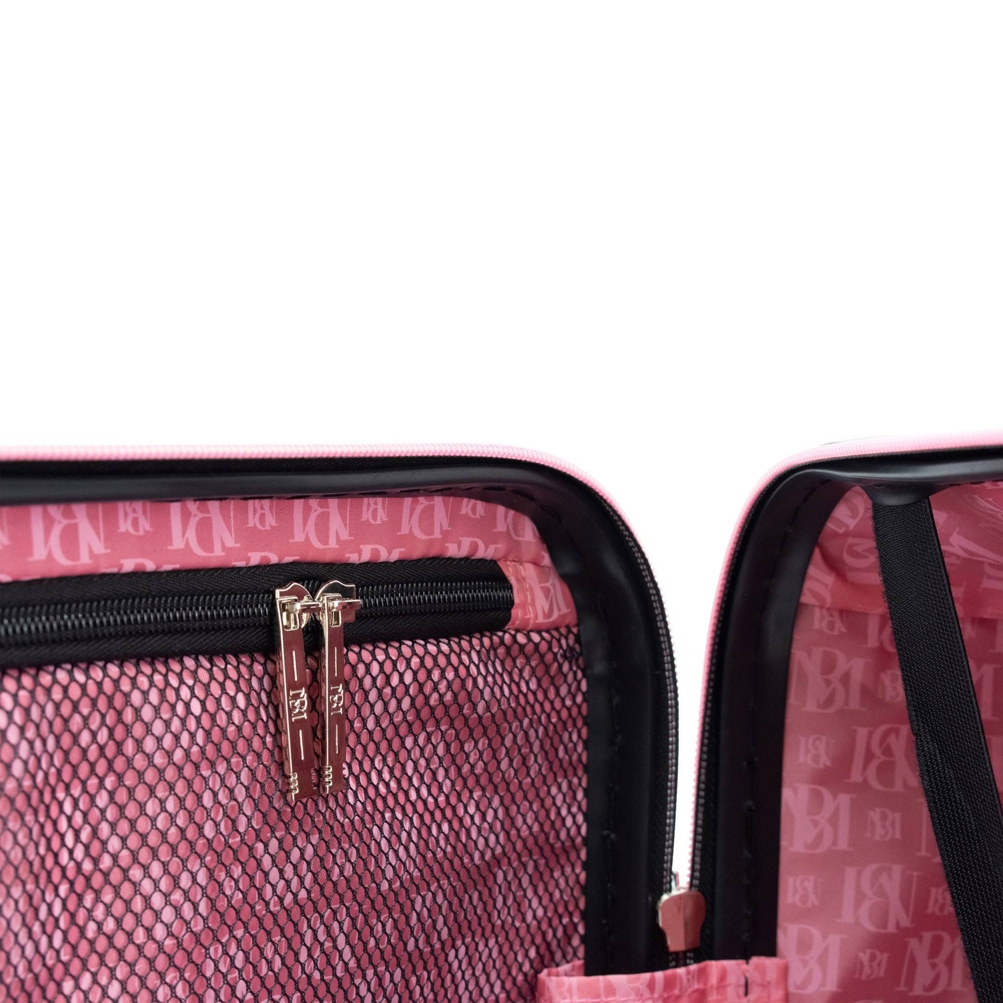 Badgley Mischka Essence 3 Piece Hard Spinner Luggage Set (Tortoise)