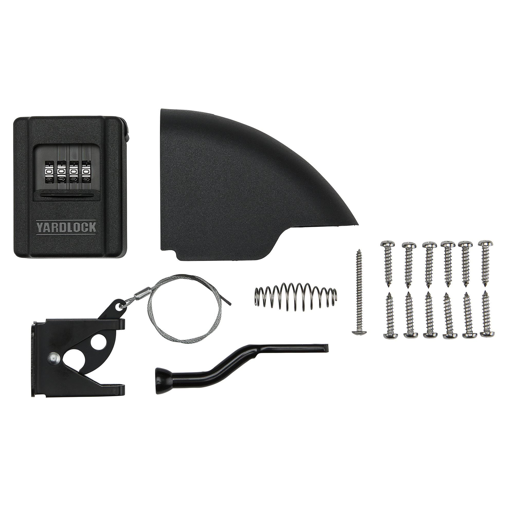 National Hardware N109-045 Yardlock Keyless Gate Lock Kit, Black
