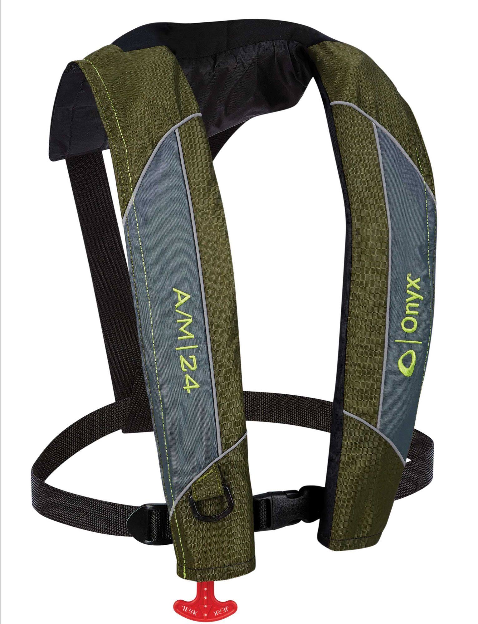 Onyx A/M-24 Auto/Manual Inflatable Adult Life Jacket