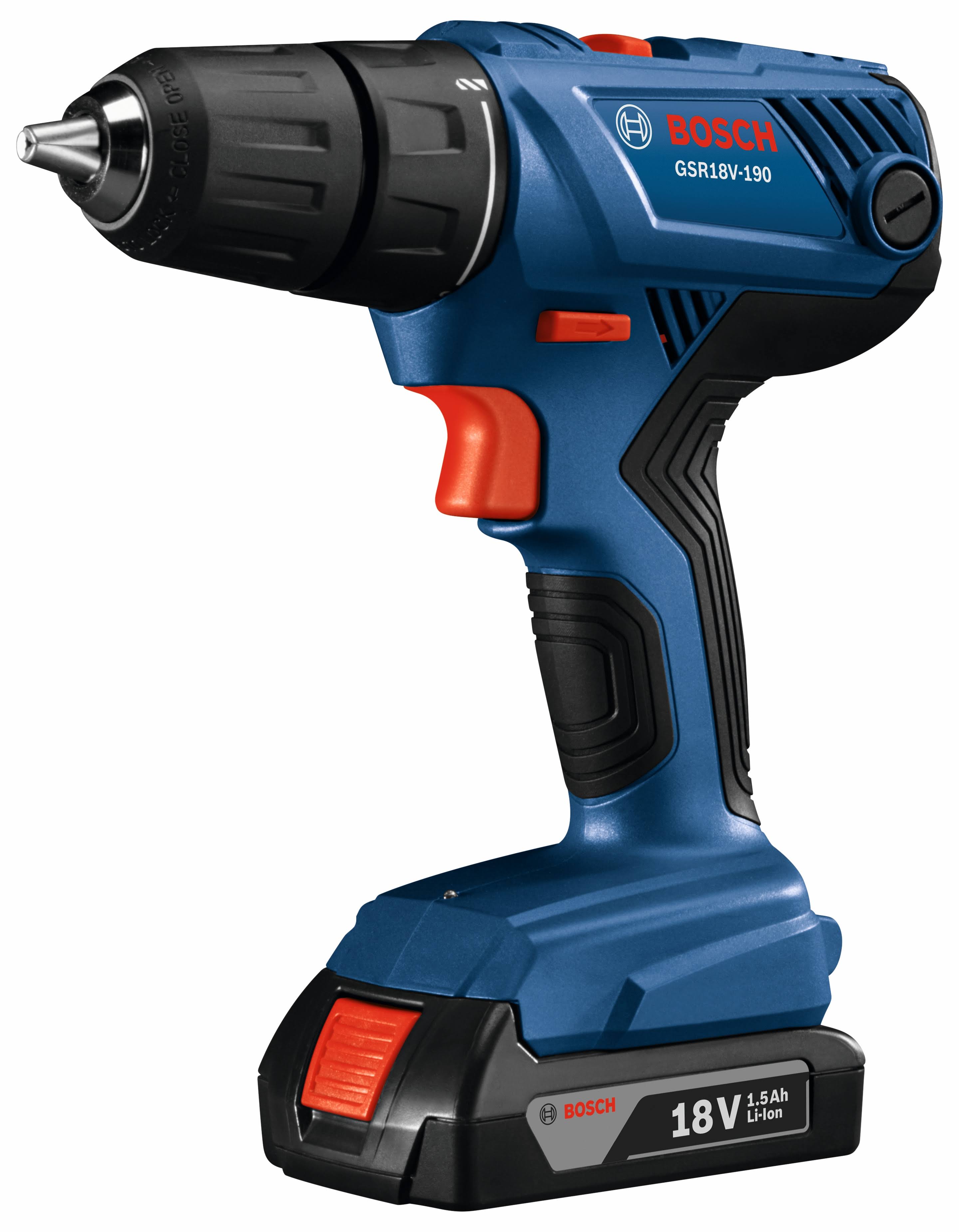 Bosch GSR18V-190B22 18-Volt 1/2x22 Cordless Drill/Driver Kit