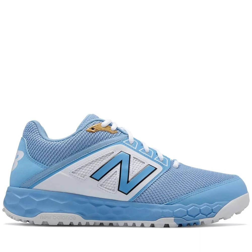 New Balance 3000v4 Turf Baseball Cleat - Men&s Carolina Blue/White