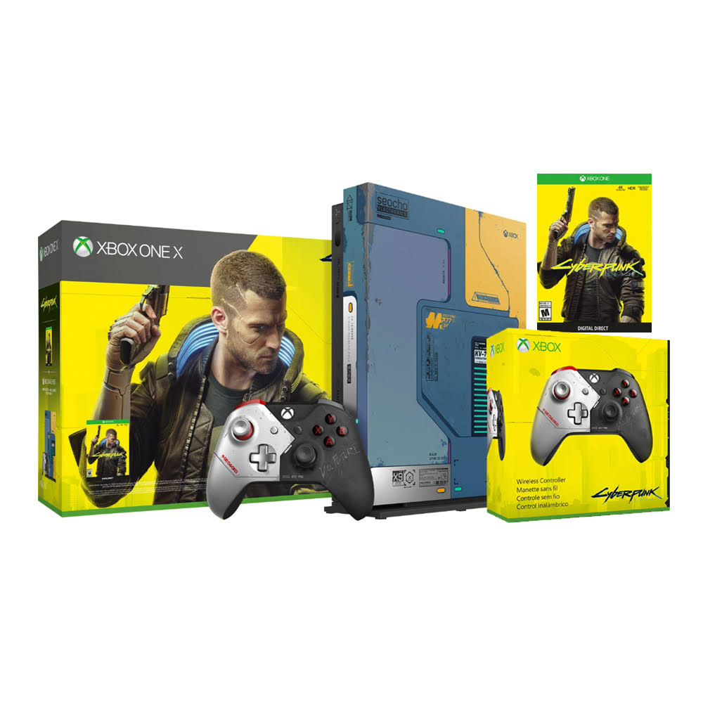 Microsoft - Xbox One x 1TB Cyberpunk 2077 Limited Edition Console Bundle