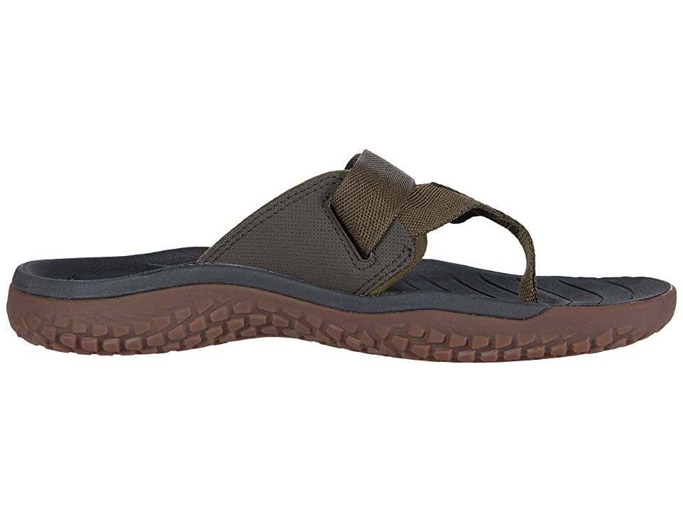 Keen Men's Solr Toe Post Sandal Dark Olive