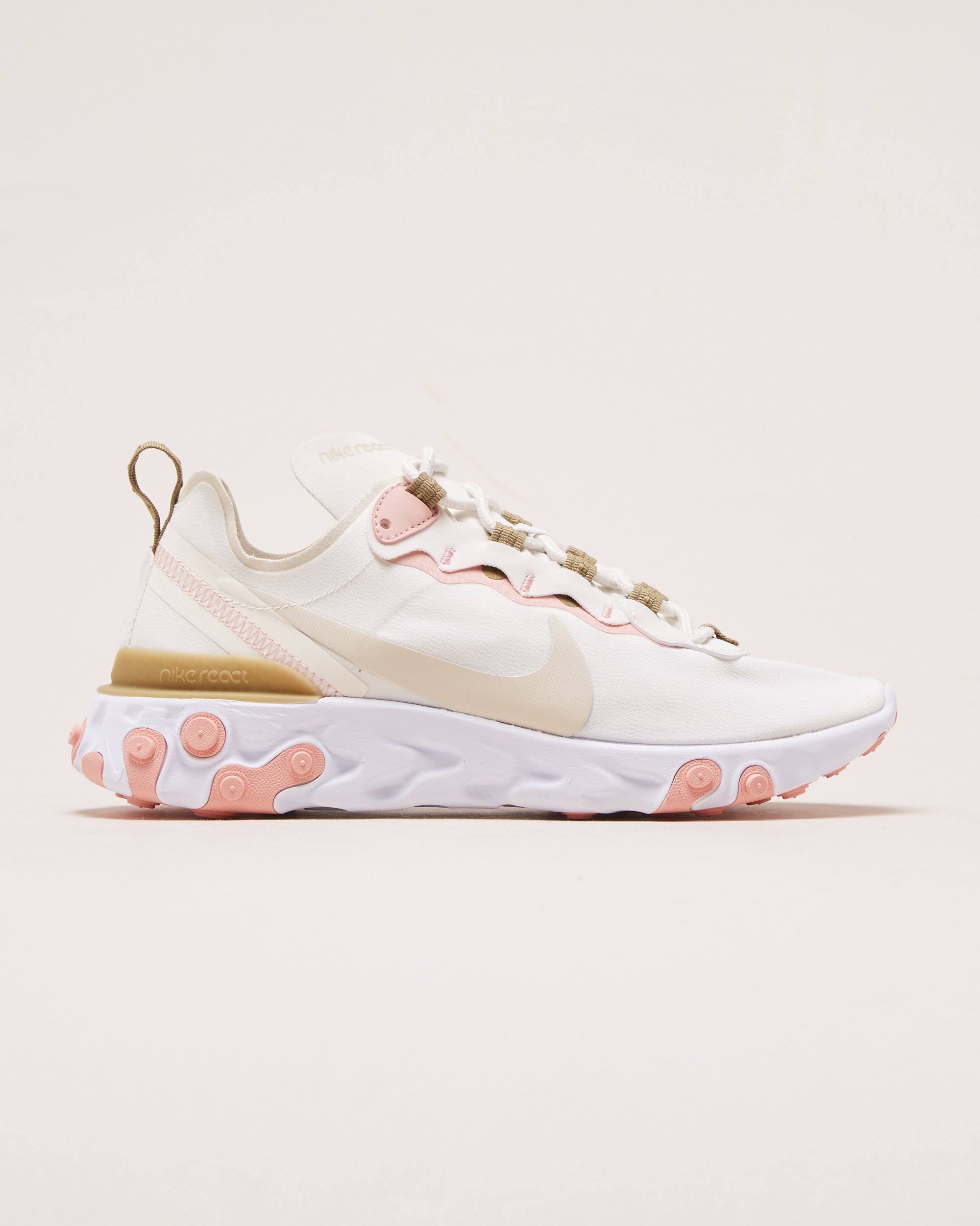 Women's Nike React Element 55 Phantom u0026 Orewood Brown