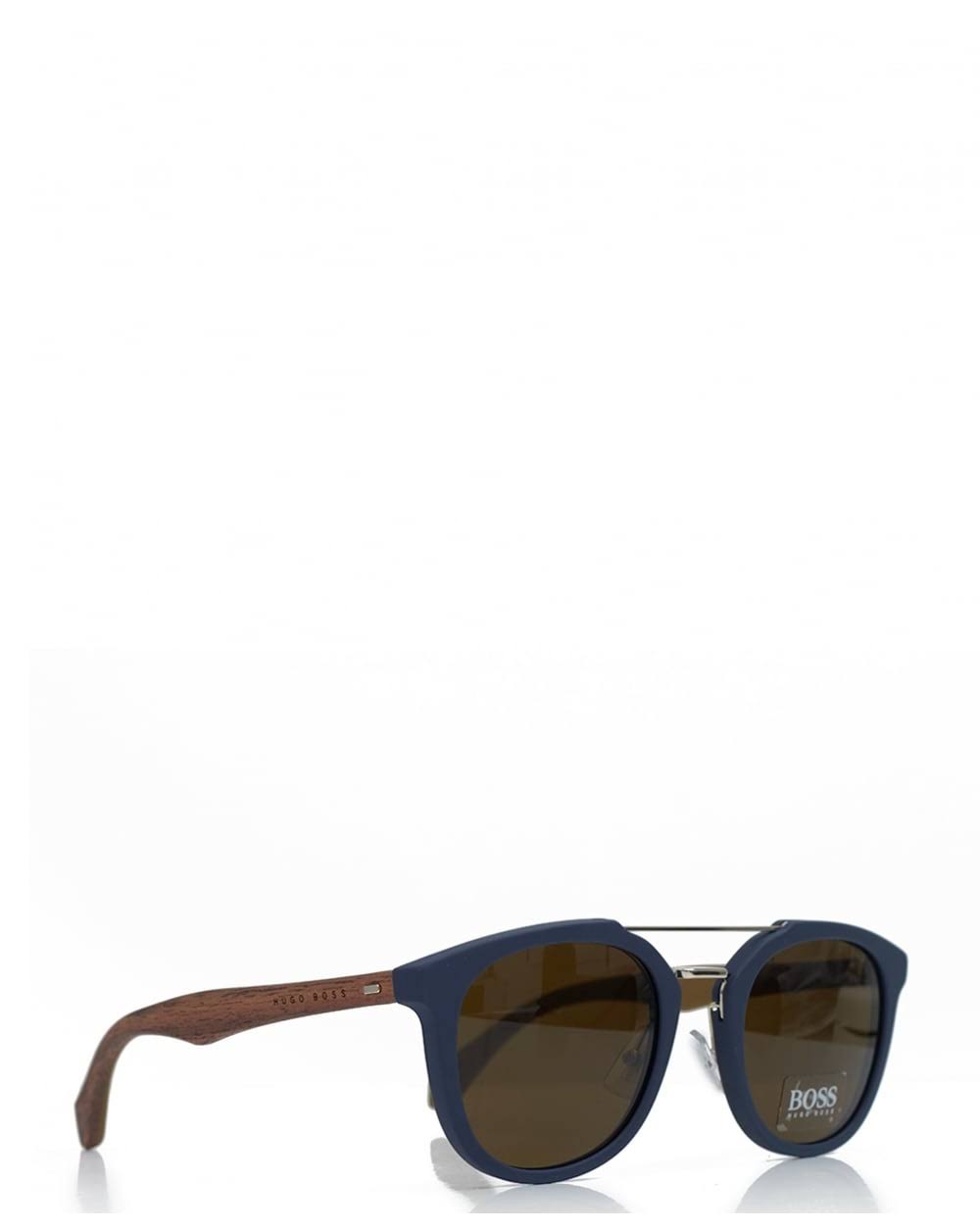 Hugo Boss Sunglasses 0777/S 0rbf Blue Brown 51mm