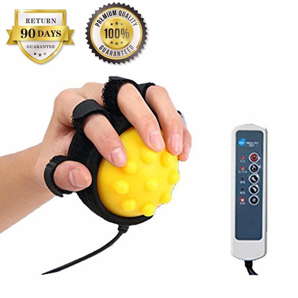 Healsmile Electric Hot Compress Stroke Hemiplegia Finger Recovery Equipment Hand Training Electric Fingers Massager 110V-220V In