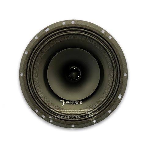 Diamond Audio MP84 Motorsports 8 inch Pro Full-Range Co-Ax Horn Speakers Pair, 200 W RMS 400 W Max - Extremely Loud