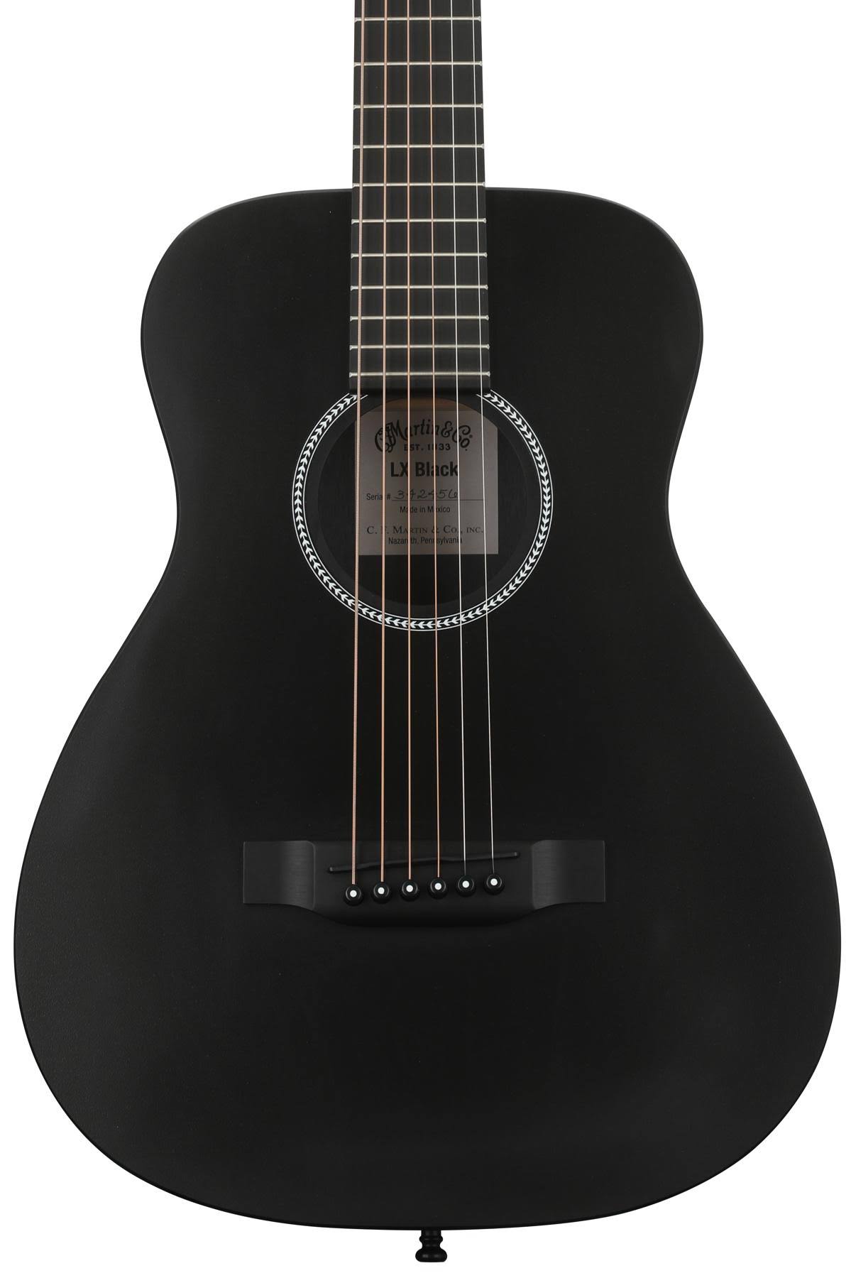 Martin X Series LX Little Martin Acoustic Guitar - Black