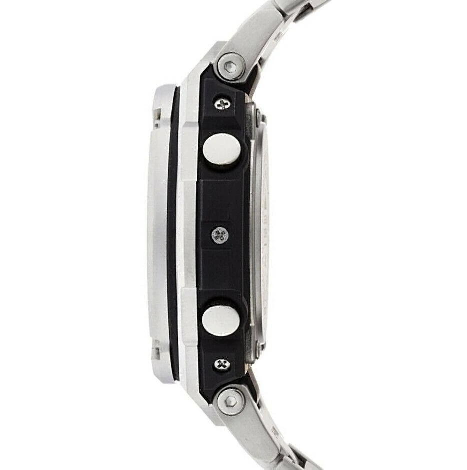 Casio Men's G-Shock GSTS110D-1A Silver Stainless-Steel Quartz Watch