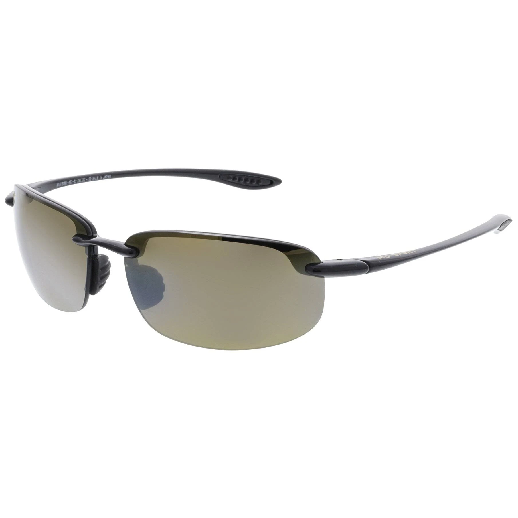 Maui Jim Ho&okipa Polarized Sunglasses, Men&s, Gloss Black/HCL Bronze