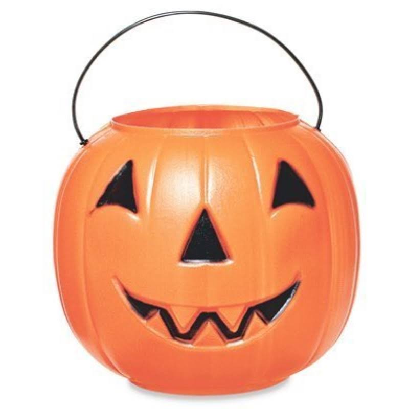 General Foam Plastics Halloween Pumpkin Jack O Lantern Candy Bucket (Orange)