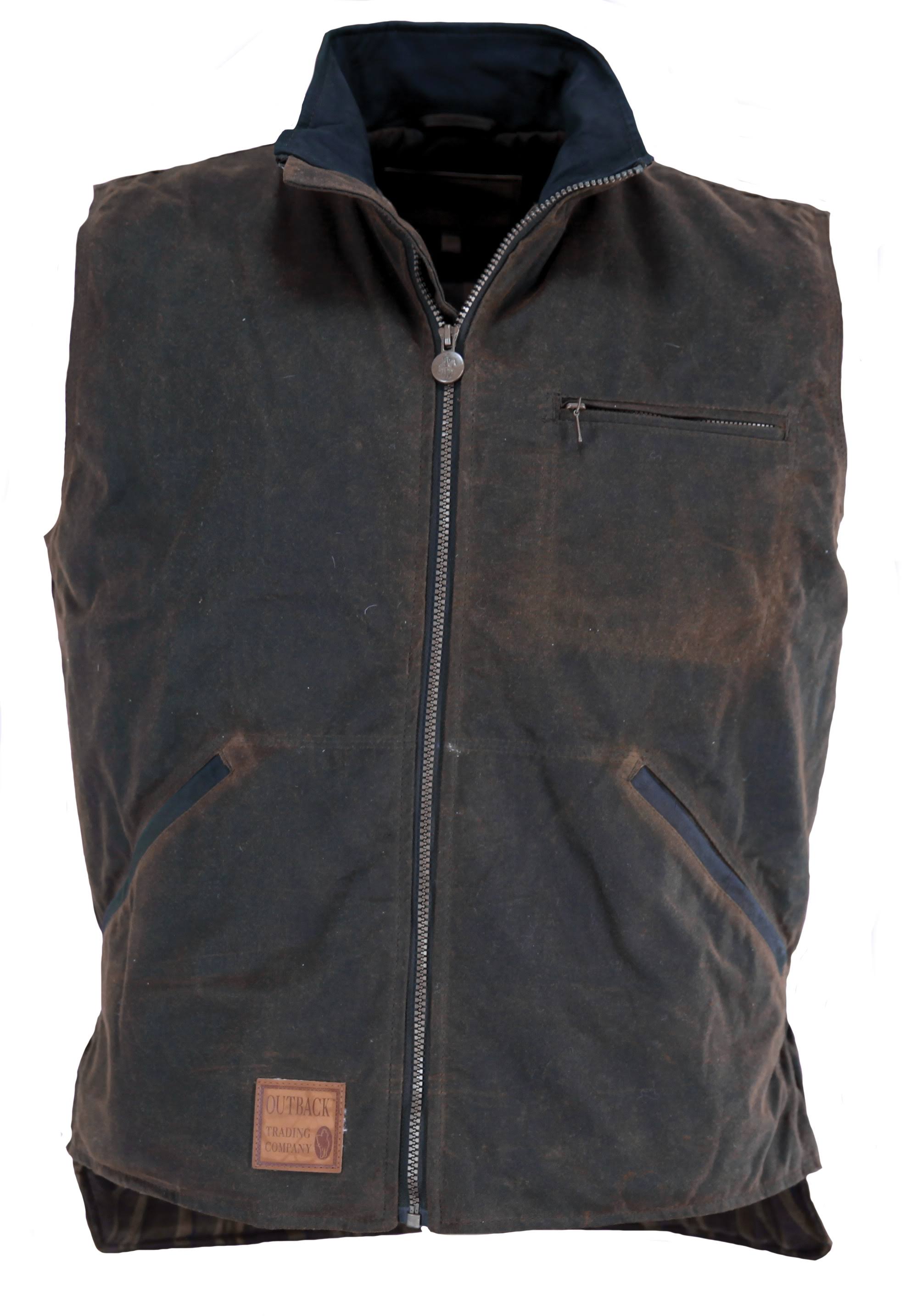 Outback Trading Men&s Sawbuck Vest - Bronze