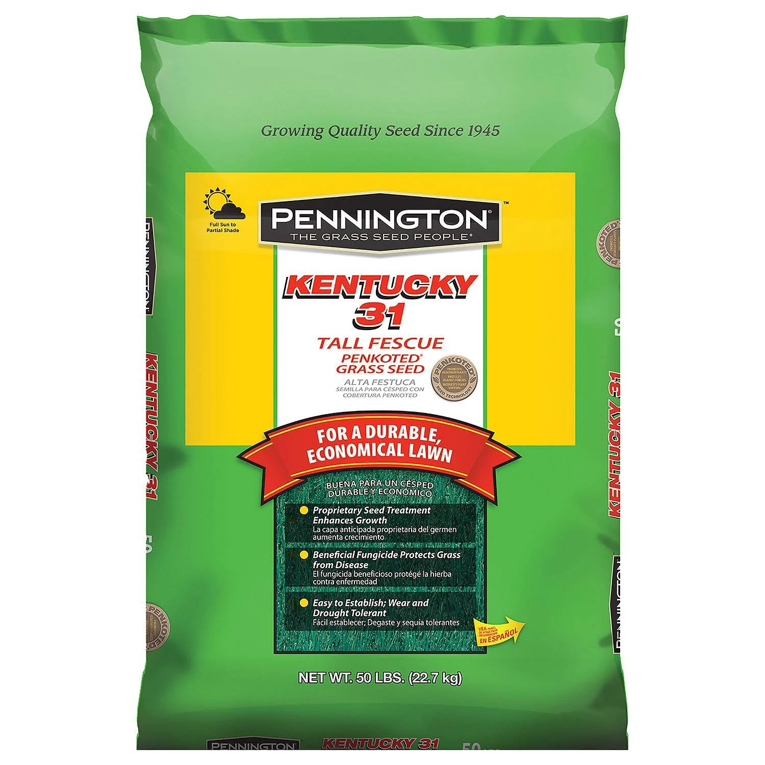 Pennington Kentucky 31 Tall Fescue Grass Seed - 50 lbs
