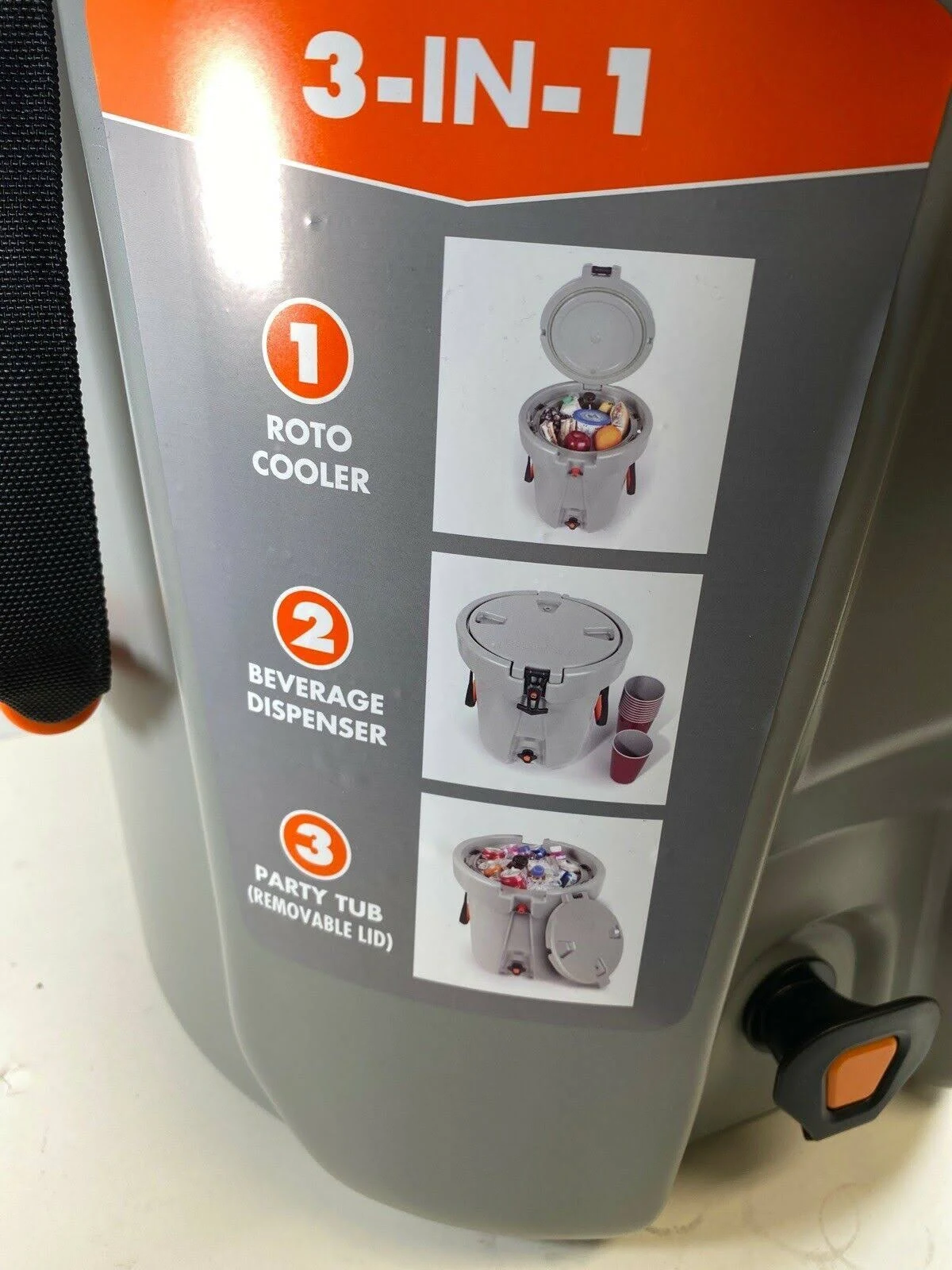 Ozark Trail 20-Quart High Performance Beverage Dispenser/Jug Cooler, Gray