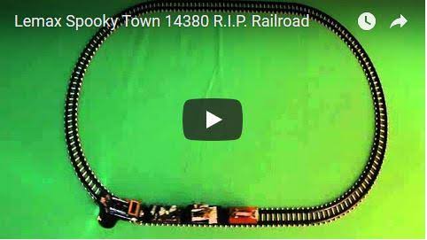 Lemax Spooky Town R. I. P. Railroad