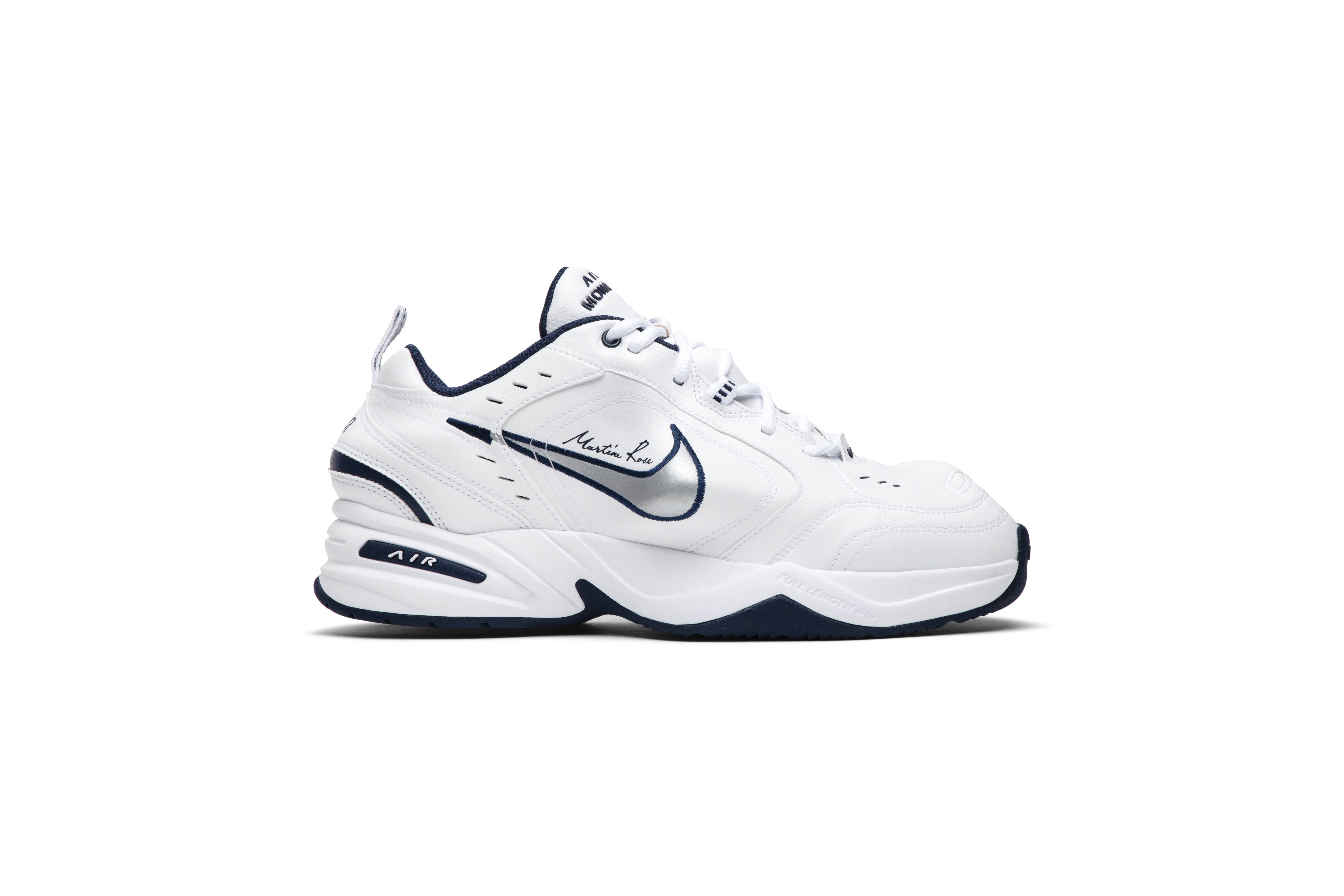 Nike Air Monarch IV White Navy
