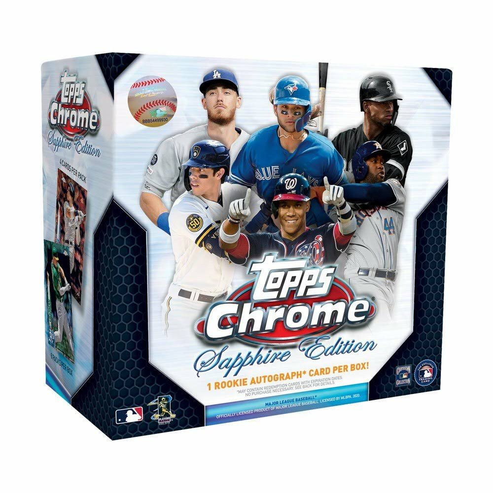2020 Topps Chrome Baseball Sapphire Edition Box
