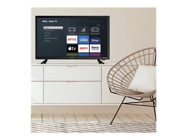 Onn. 24x22 Class 720p HD LED Roku Smart TV (100012590)