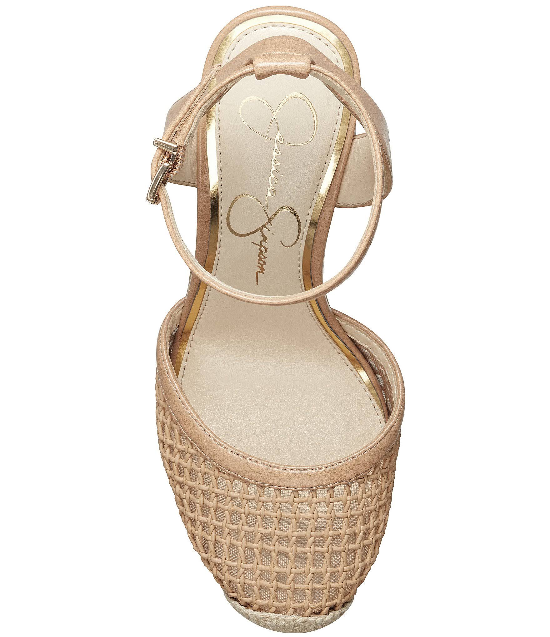 Jessica Simpson Women's Zestah Espadrille Wedge Sandals - Soft Sand