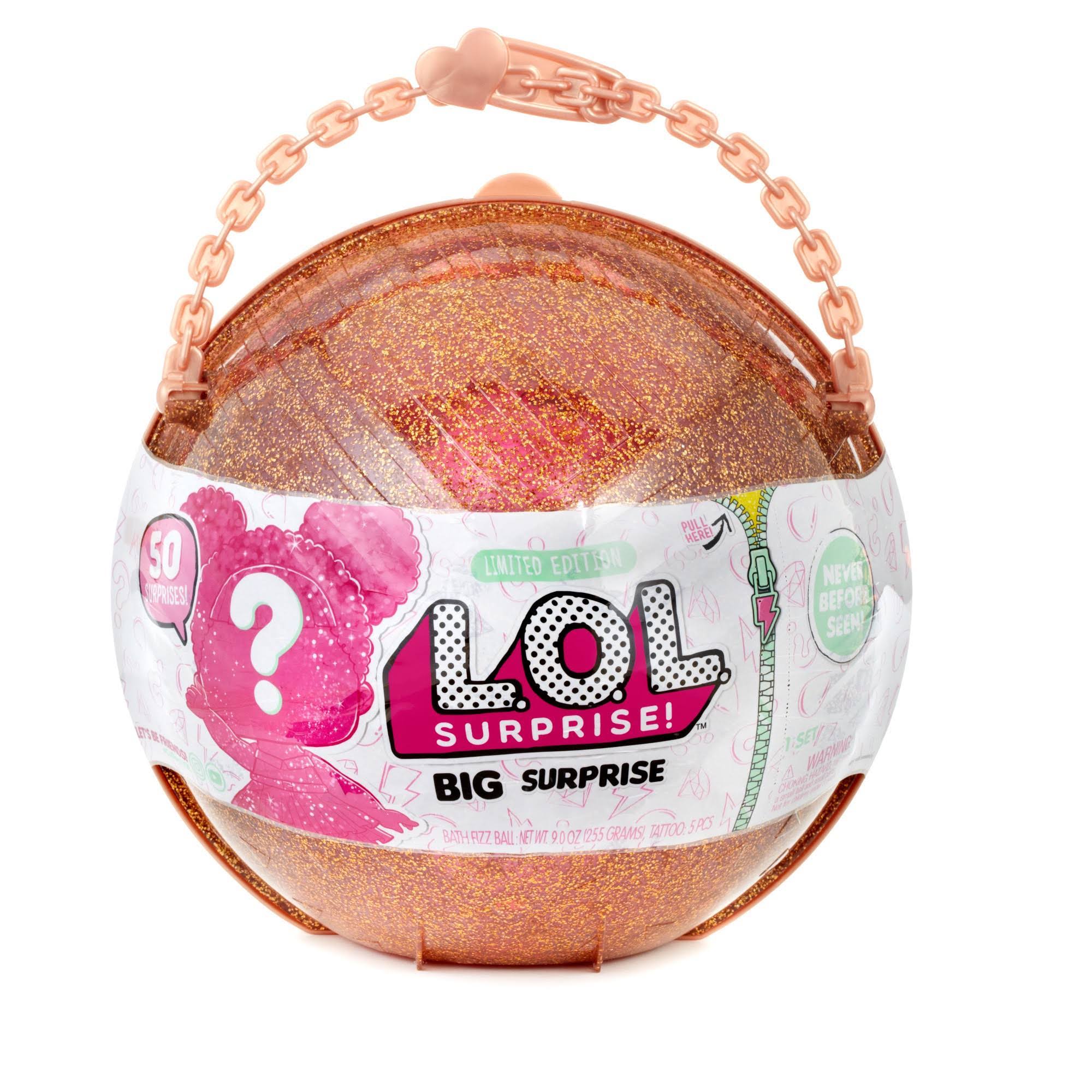 L.O.L. Surprise! Big Surprise Limited Edition Glitter Ball - 9 oz total