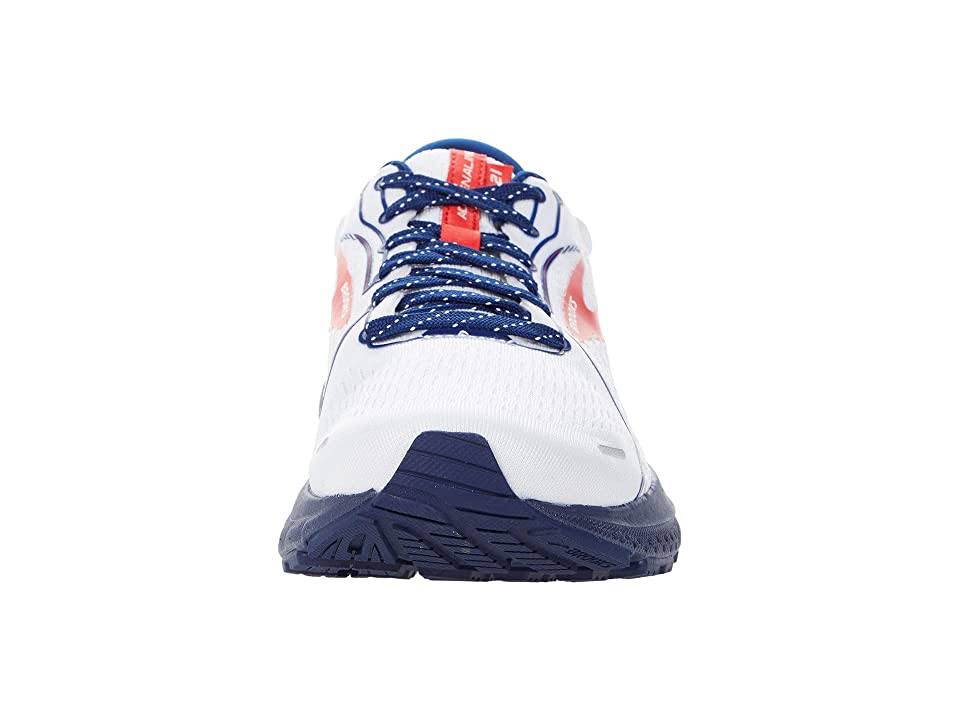Brooks Women's Adrenaline GTS 21 Running Shoe, Blue/Red/White / 6 / B
