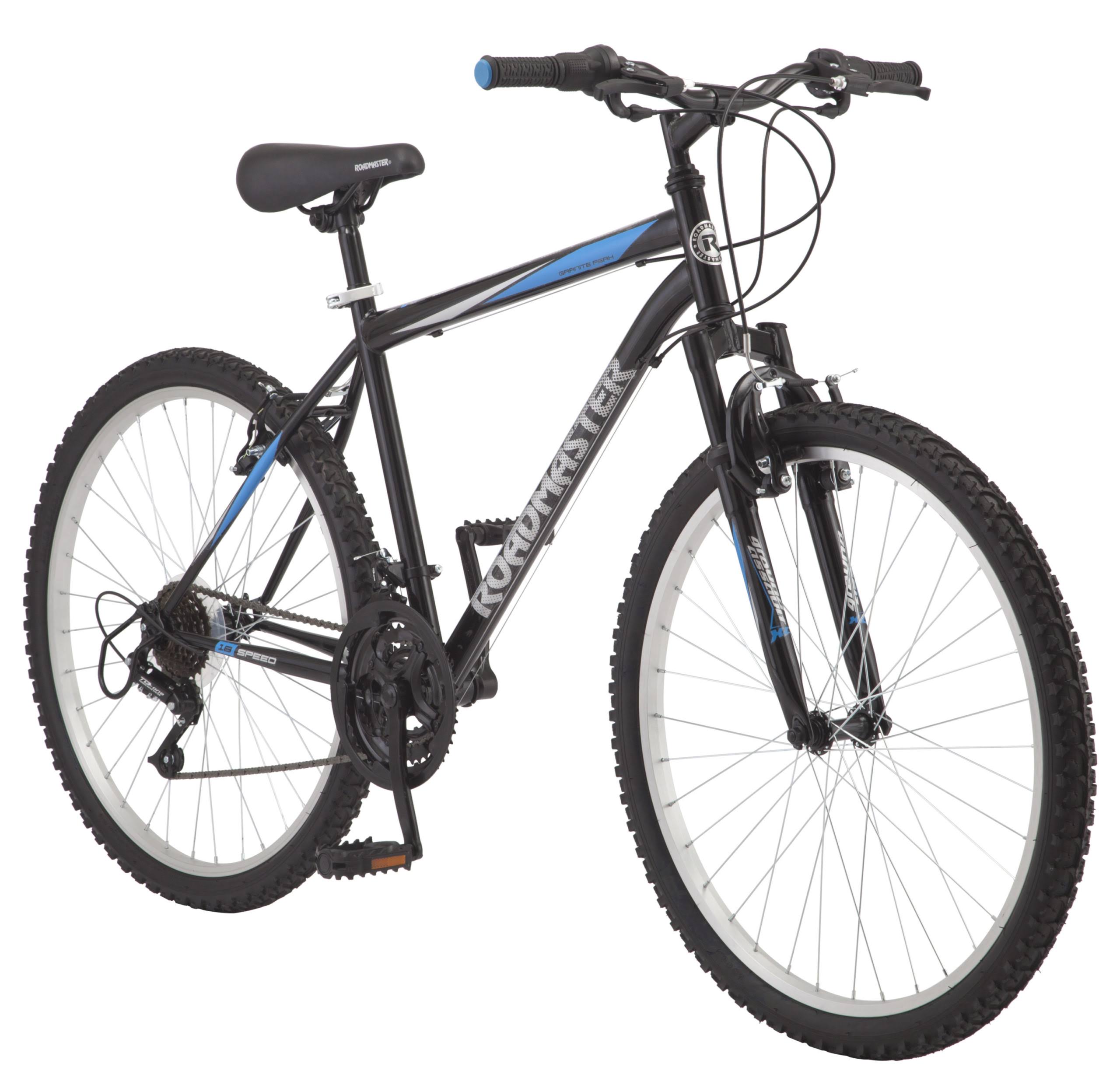 26x22 Mens Roadmaster Mountain Bike, Granite Peak Black