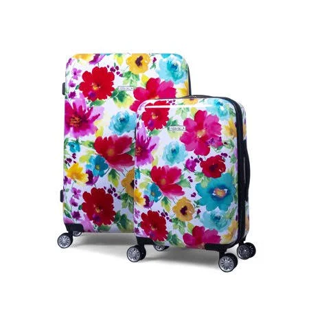 The Pioneer Woman Hardside Luggage 2 Piece Set, Carry-On and Checked Luggage