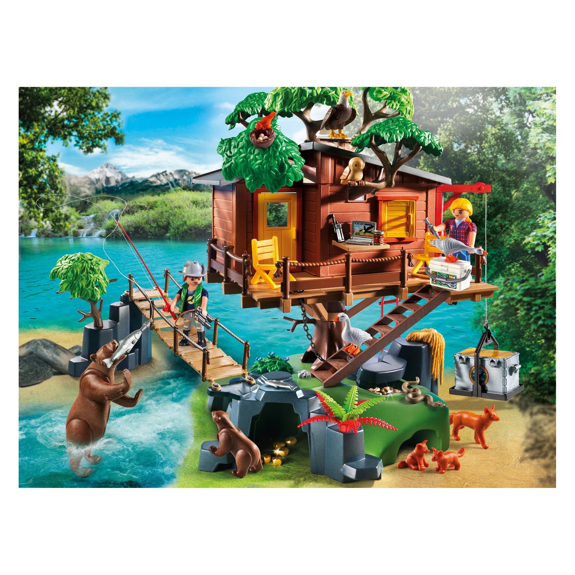 Playmobil Wildlife Adventure Tree House Playset