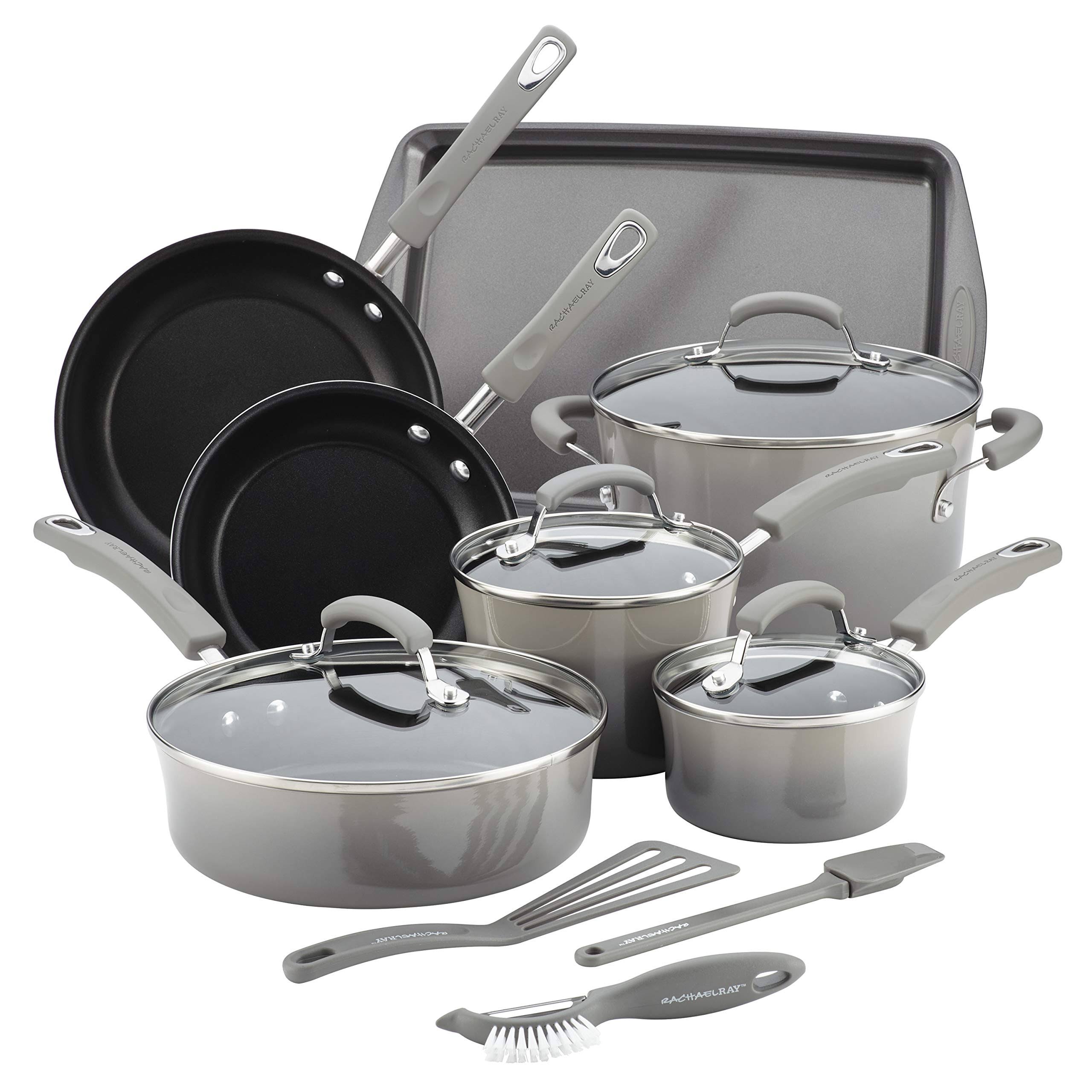 Rachael Ray 14-Pc. Nonstick Cookware Set