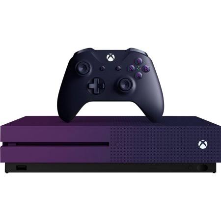 Refurbished Microsoft Xbox One S 1TB - Fortnite Battle Royale Special Edition Purple - 23c-00080 - Device Only