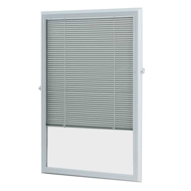 ODL Cordless Add On Enclosed Aluminum Blind, White
