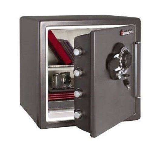 SentrySafe SFW123DSB Combination Fire-Safe, Medium Grey, 1.23 cu ft
