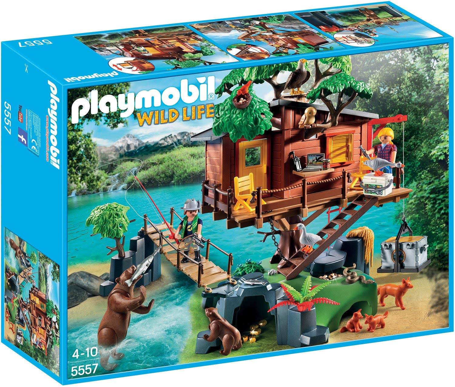 Playmobil Wildlife Adventure Tree House Playset