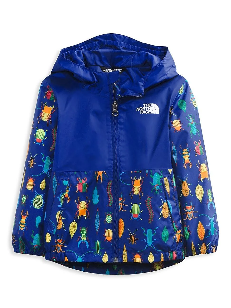 The North Face Toddlers& Zipline Rain Jacket - 2T - Bolt Blue Critter Crawl Print
