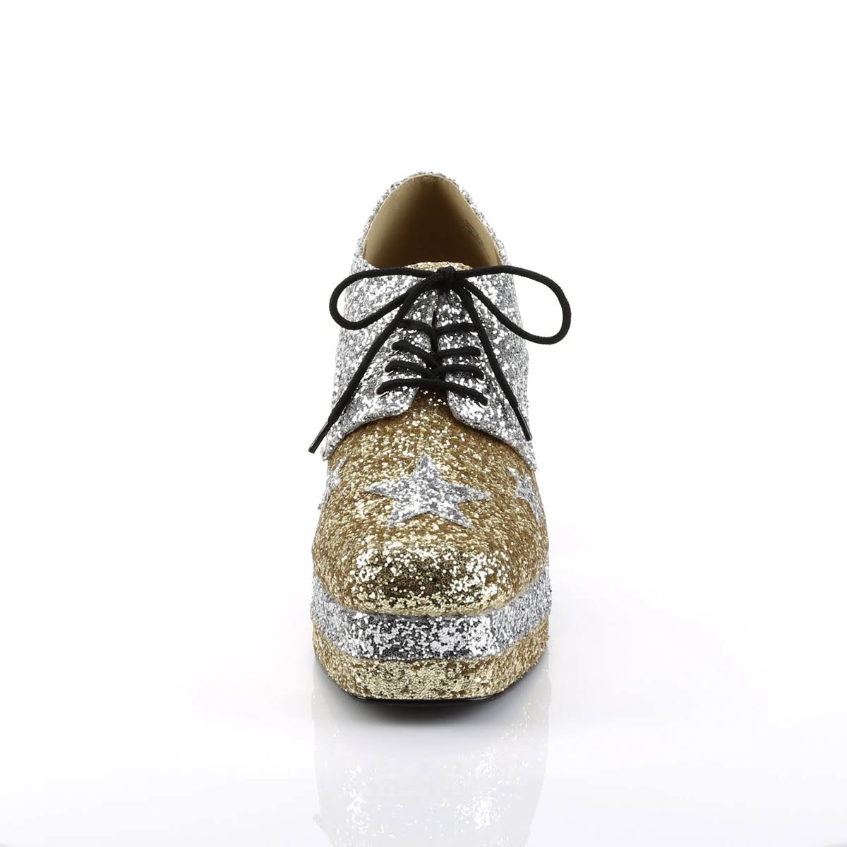 Funtasma Men's Glamrock 02, Silver/Gold Glitter