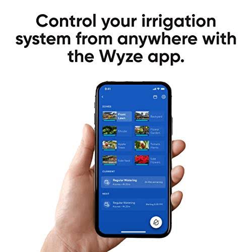 Wyze 8-Zone Smart Irrigation Controller, Black