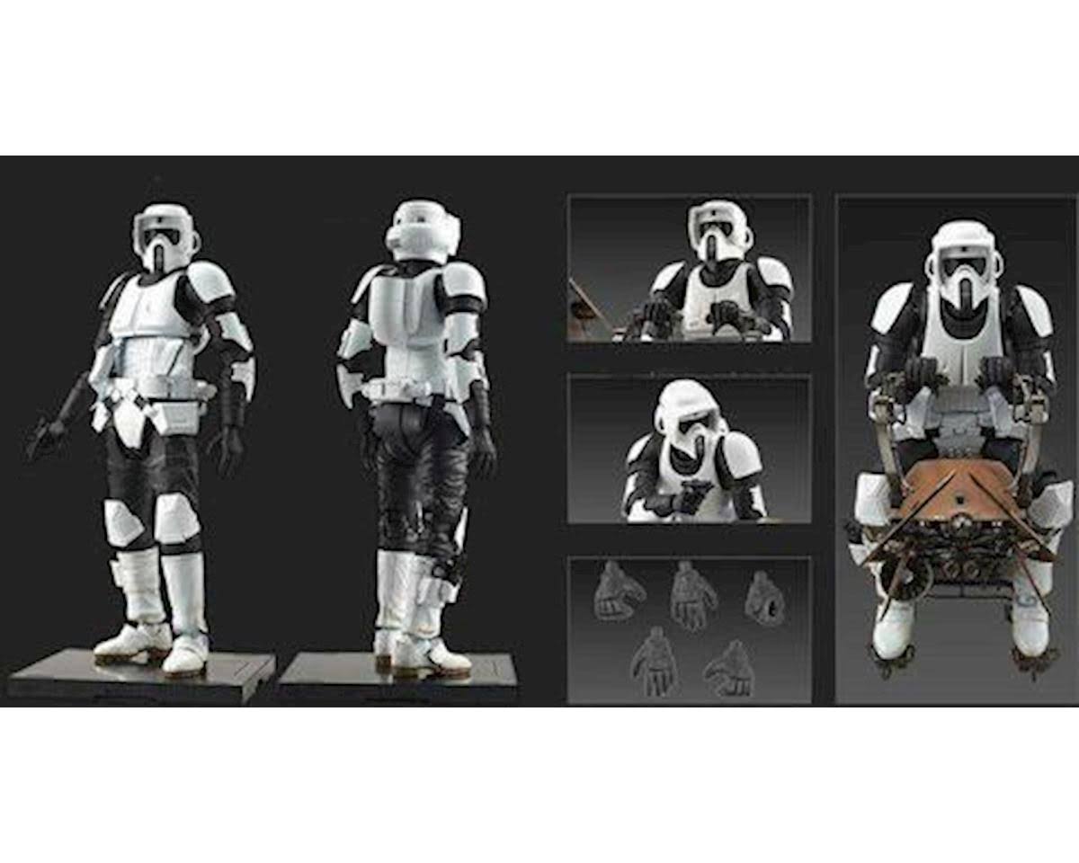 Model Kit - 1/12 Star Wars Scout Trooper u0026 Speeder Bike