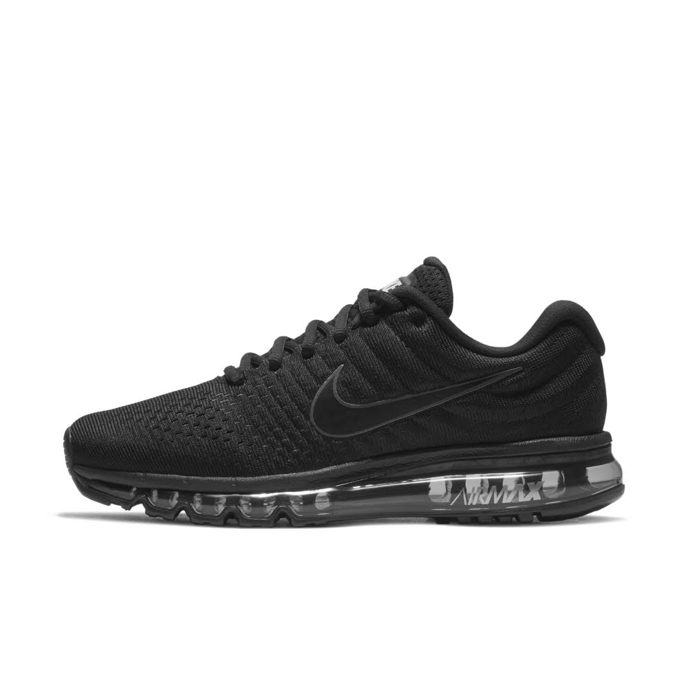 Nike Men&s Air Max 2017 Running Shoes, Black