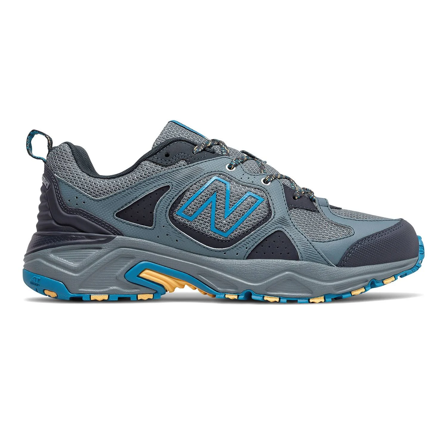 New Balance Men&s 481v3 Trail Shoes, 12 4E, Ocean Grey