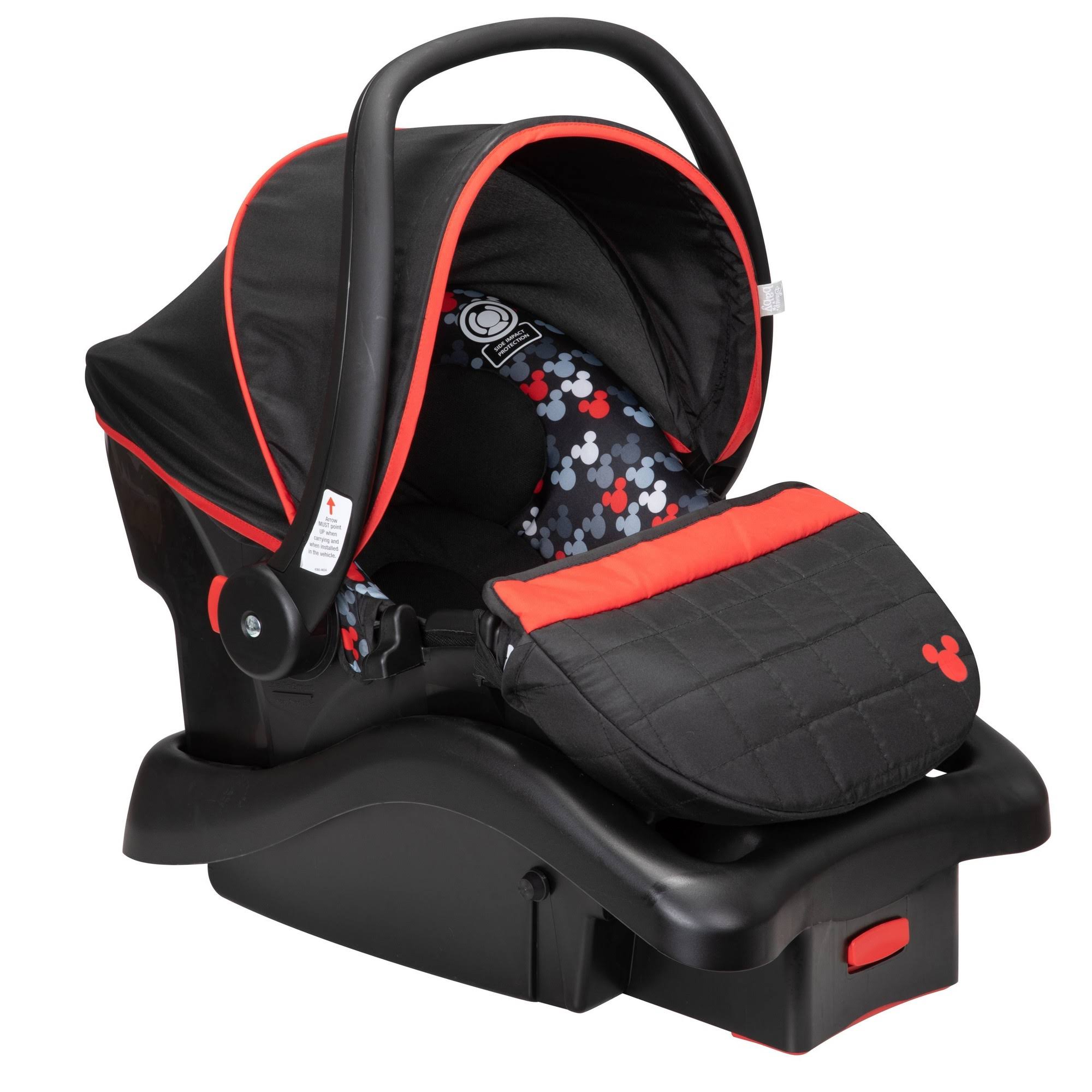 Disney Baby Light &n Comfy 22 Luxe Infant Car SEAT, Mickey Crush