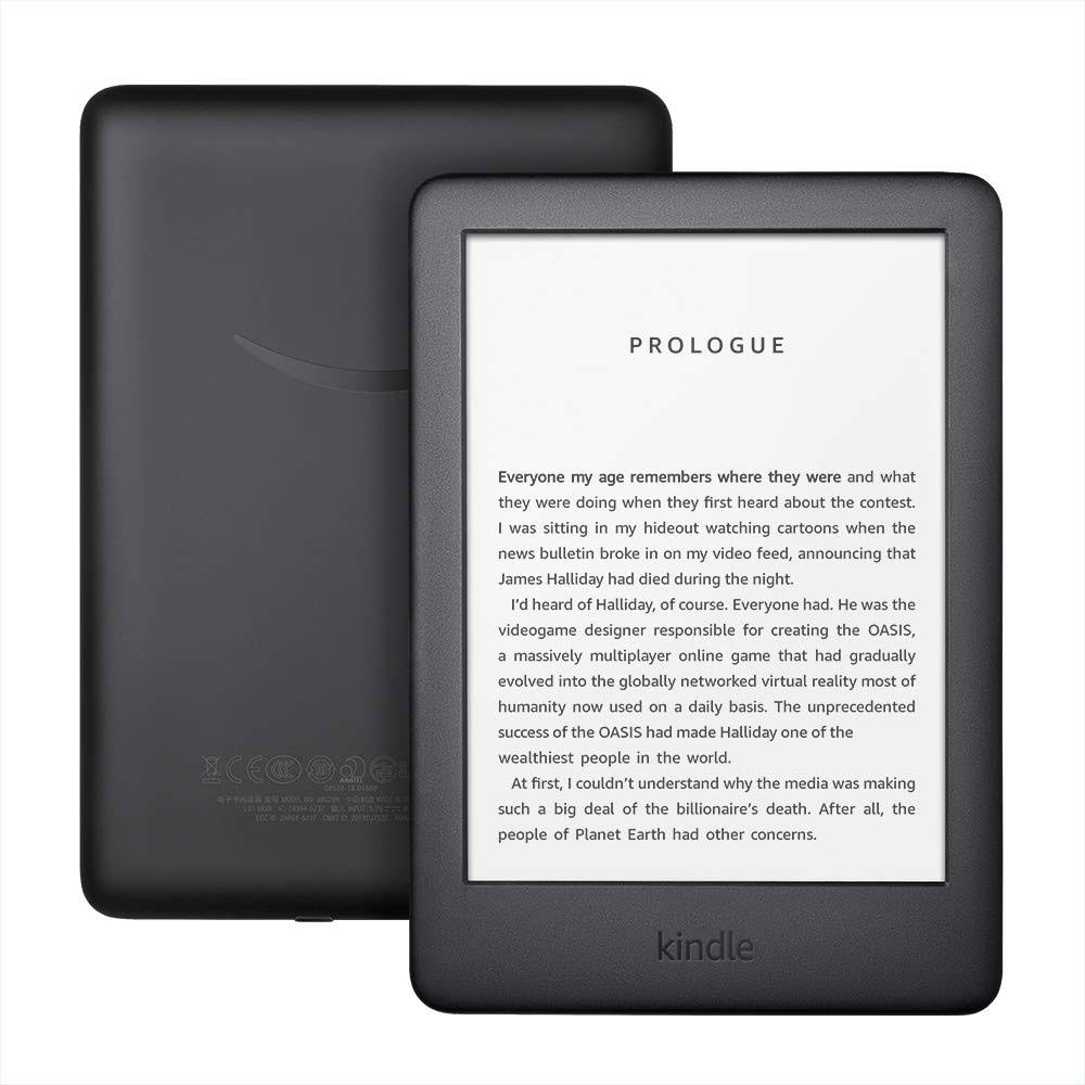 Amazon Kindle - Now with A Built-in Front Light - Black, Black
