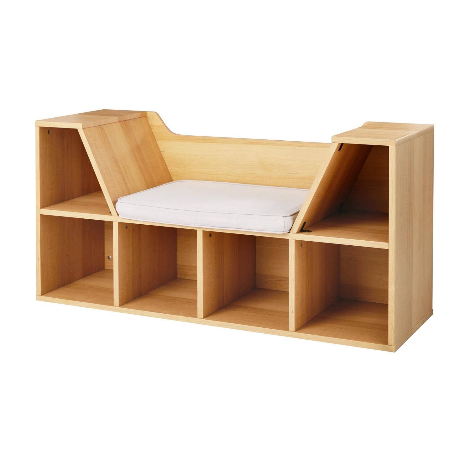 Your Zone Kids Reading NOOK and Storage Book Case White