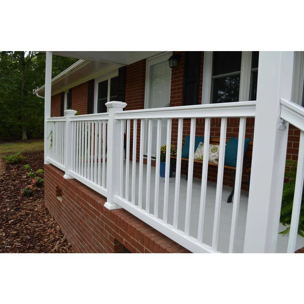 Fiberon Armorguard Enclave 70 in. White Composite Rail Kit