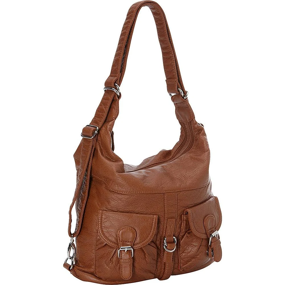 Ampere Creations Janey Jane Convertible Crossbody Backpack Black