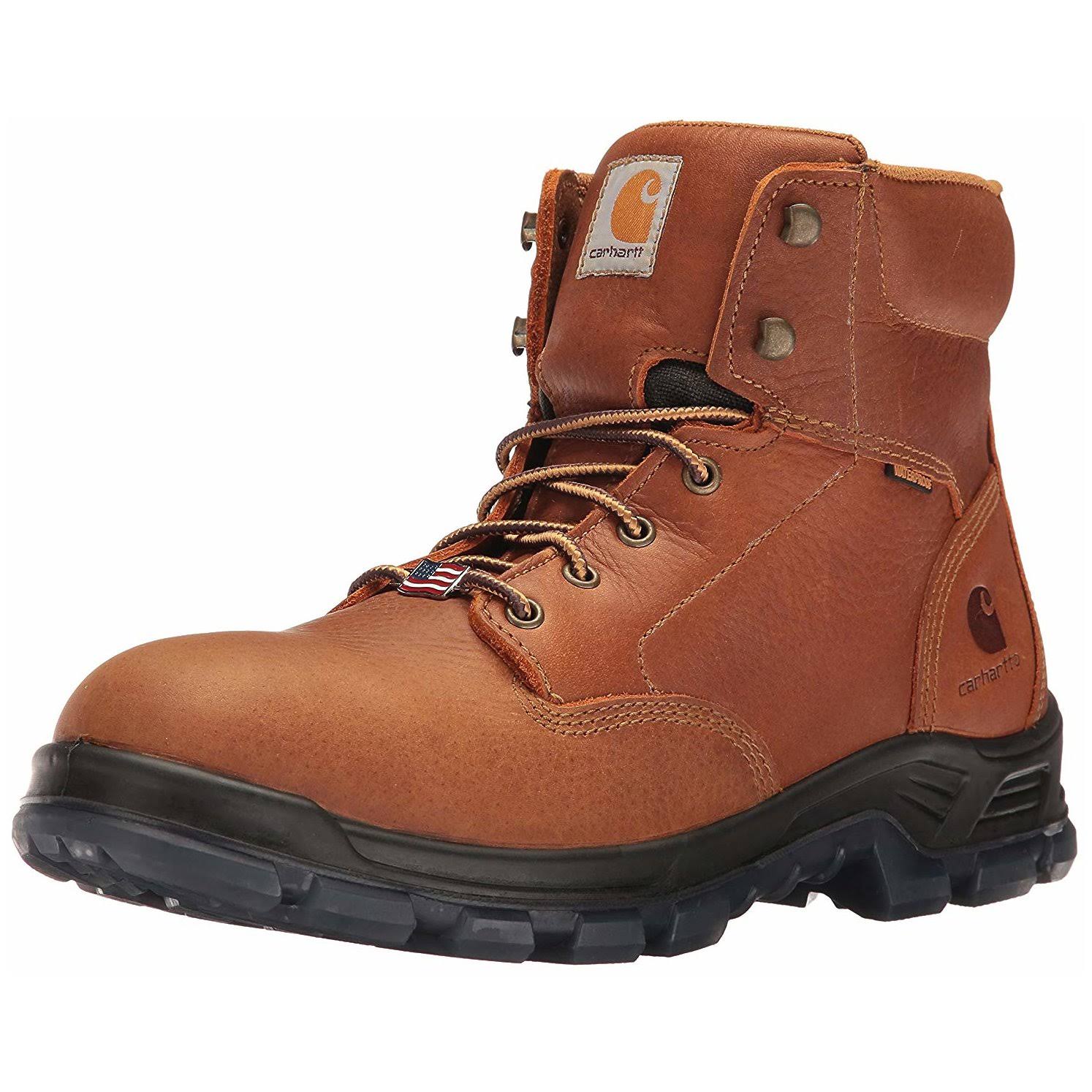 Carhartt Men's USA Waterproof 6in Work Boots - Brown