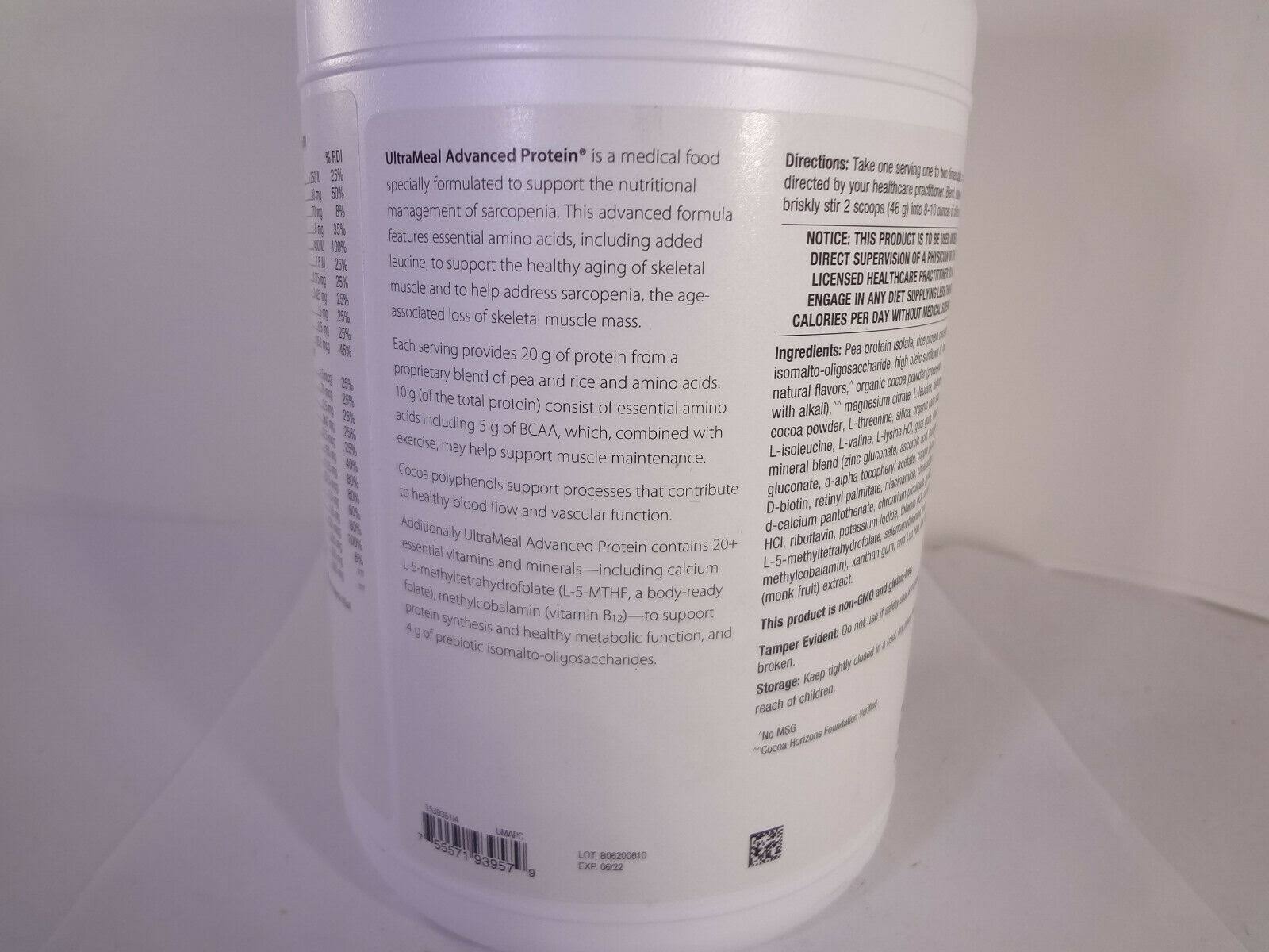 Metagenics - UltraMeal Advanced Protein Dutch Chocolate